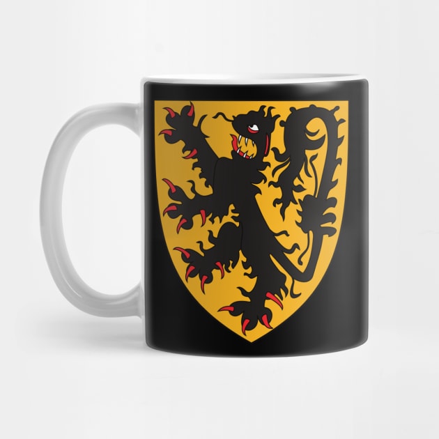 Flanders - Coat of Arms by blackroserelicsshop@gmail.com